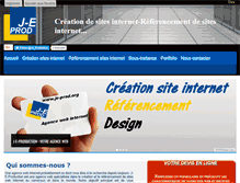 Tablet Screenshot of je-prod.org